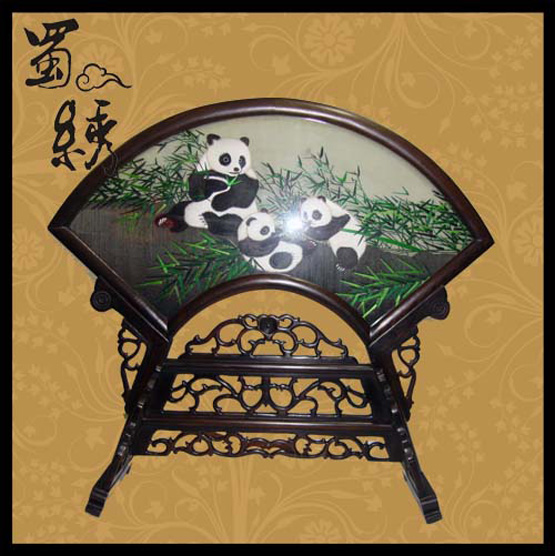 扇形九寨溝熊貓