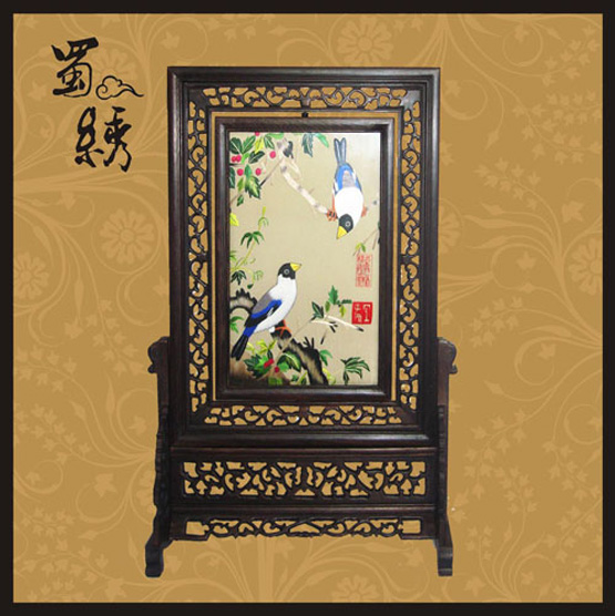 雙面繡三希堂
