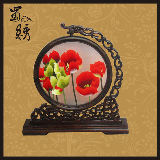 龍頭郁金香蜀繡