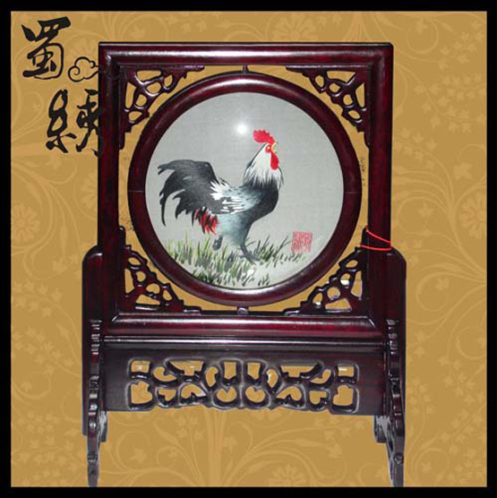成都禮品 蜀繡雞