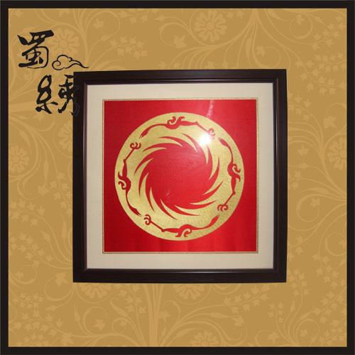 成都刺繡 太陽神鳥