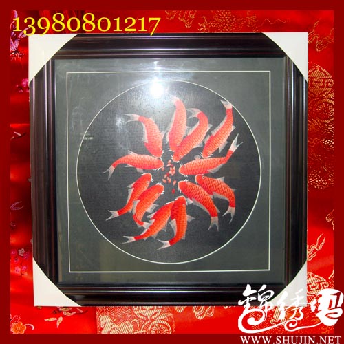 蜀繡禮品 月月紅