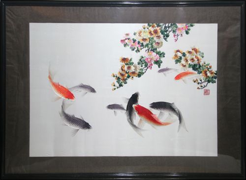 蜀繡菊花魚